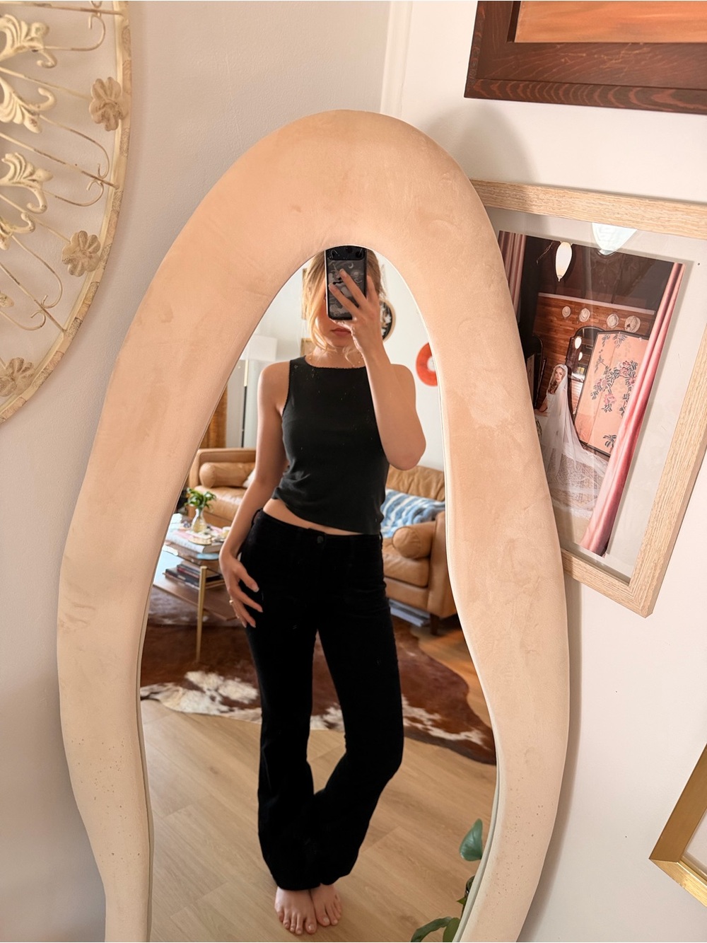 Anthropologie Pilcro Black Velvet Cords